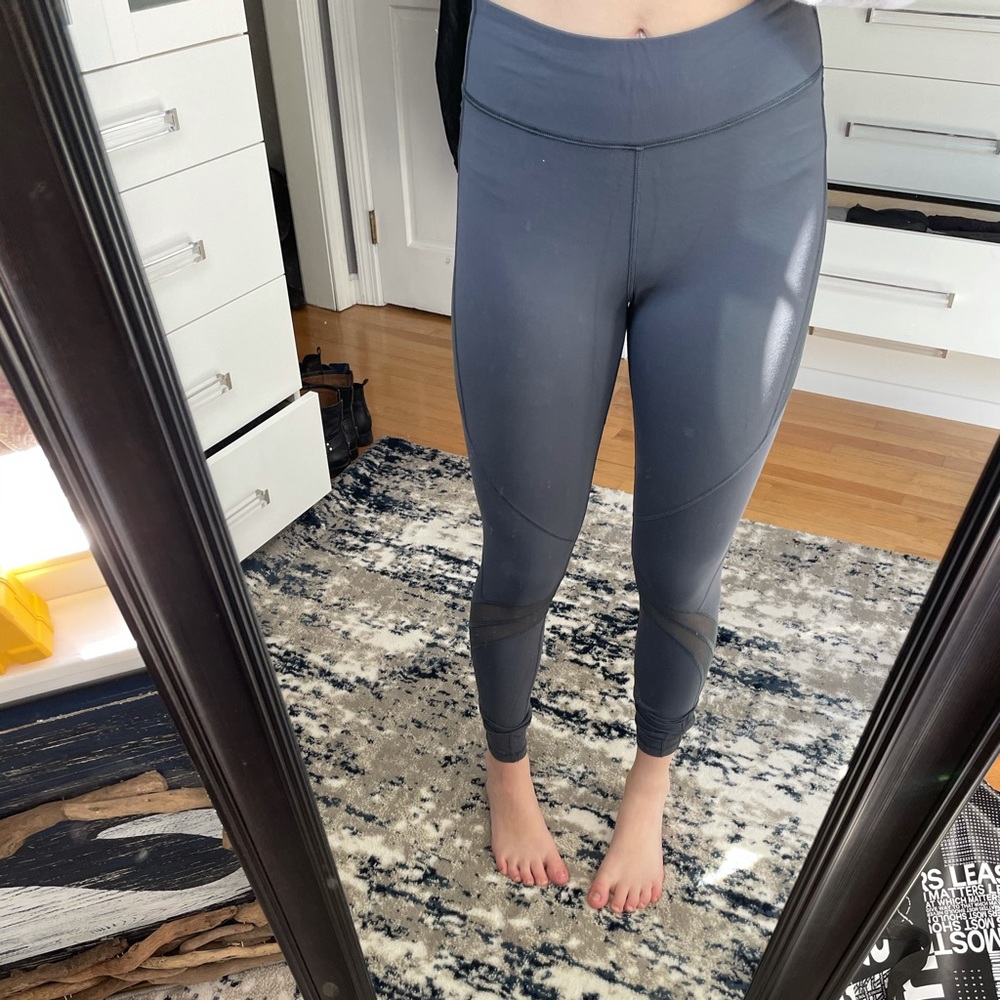 Girls Ivivva Leggings With Mesh detail